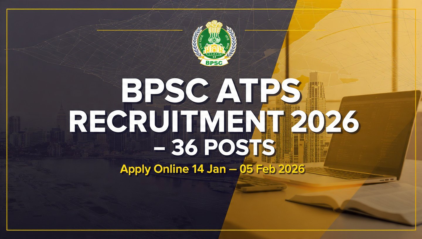 Bihar BPSC ATPS Recruitment 2026