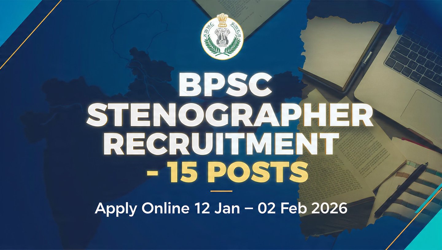 Bihar BPSC Stenographer Recruitment 2026