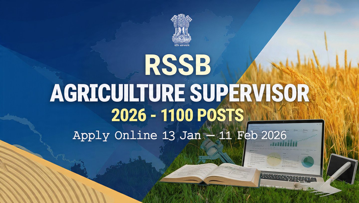 RSSB Agriculture Supervisor Recruitment 2026