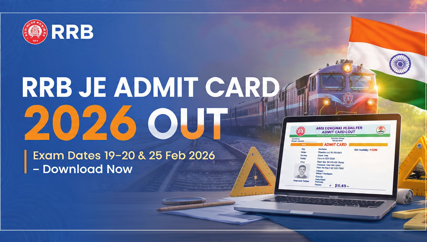 RRB JE Admit Card 2026