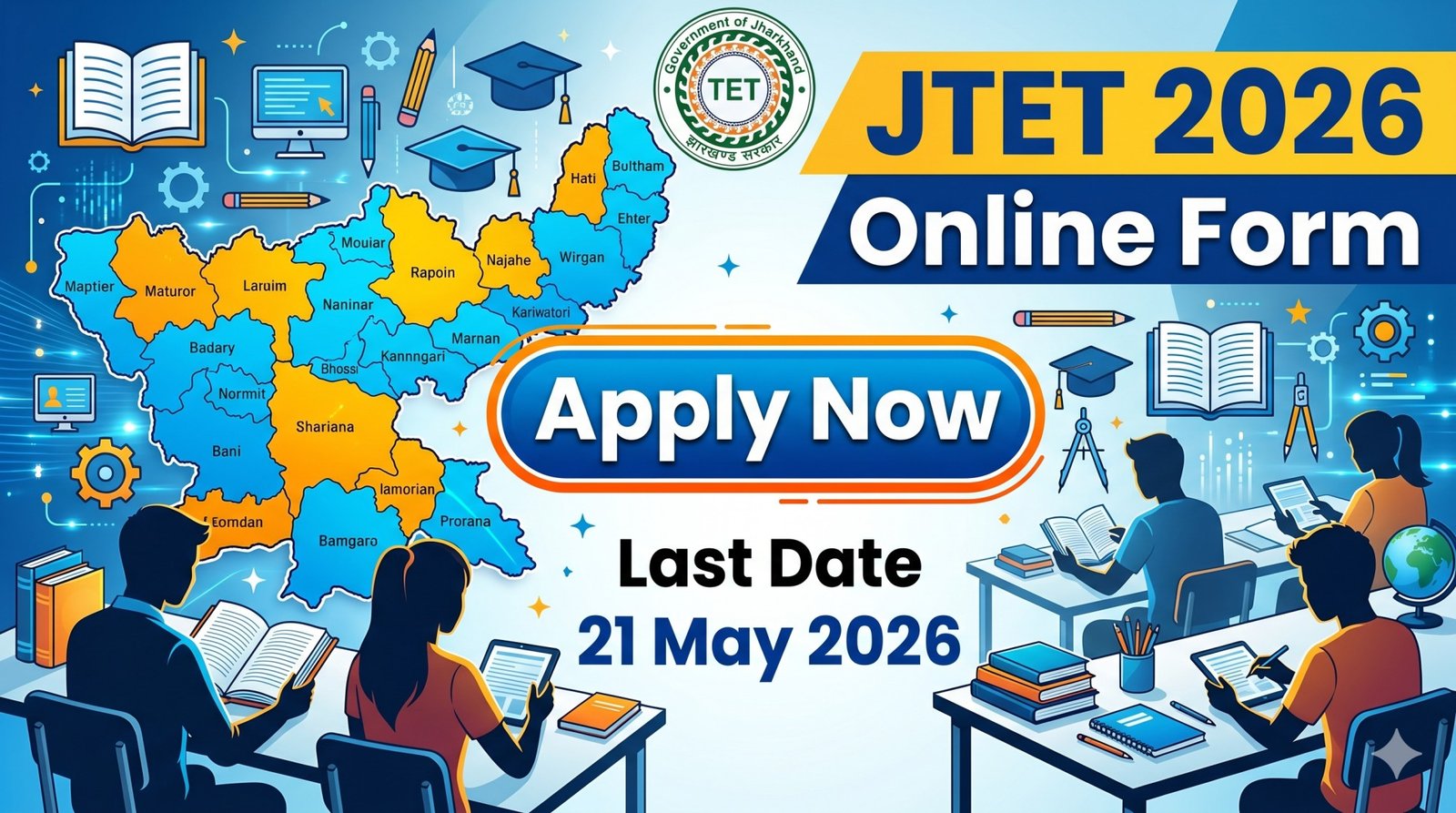 Jharkhand TET Online Apply 2026