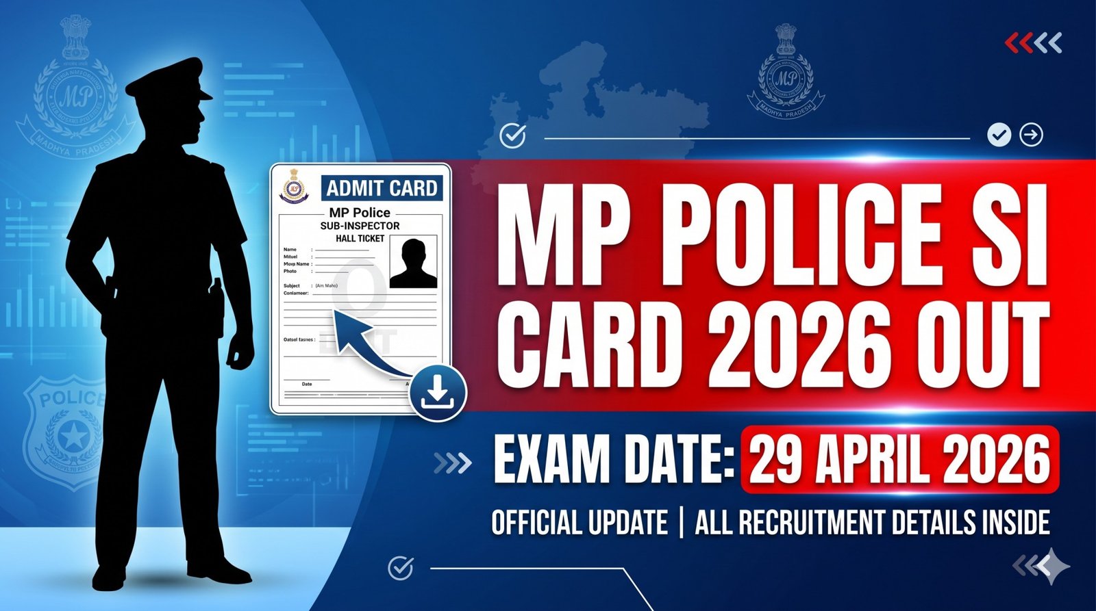MPESB Police SI & Subedar Admit Card 2026