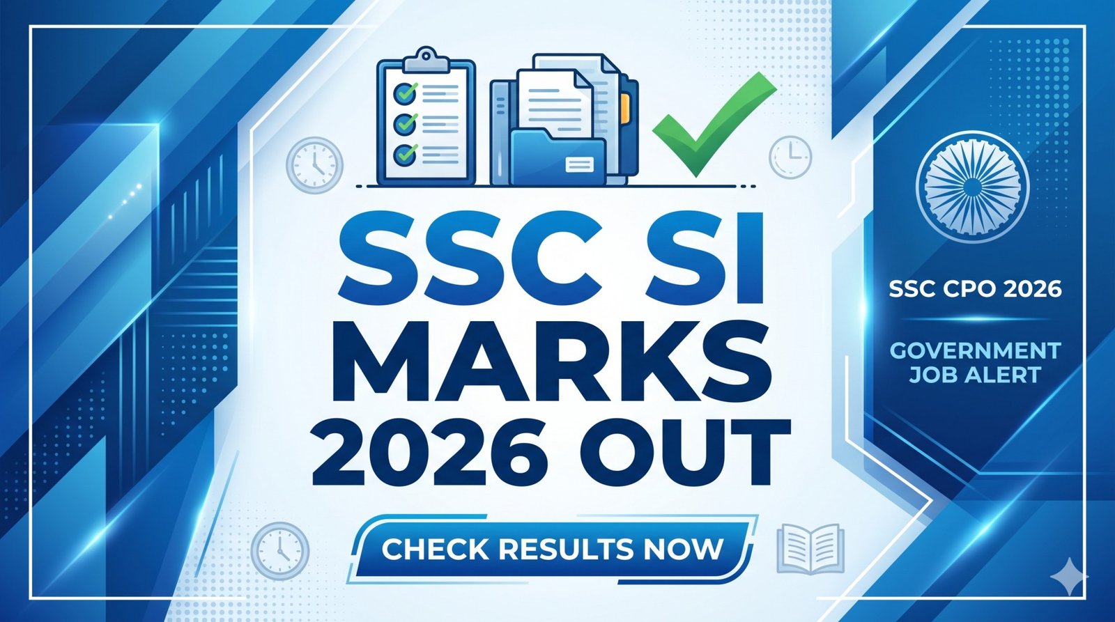 SSC CPO SI Paper-I Marks 2026