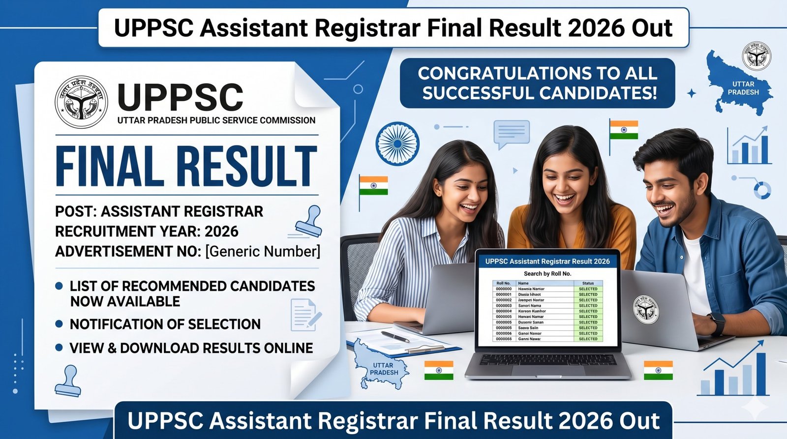 UPPSC Assistant Registrar Final Result 2026