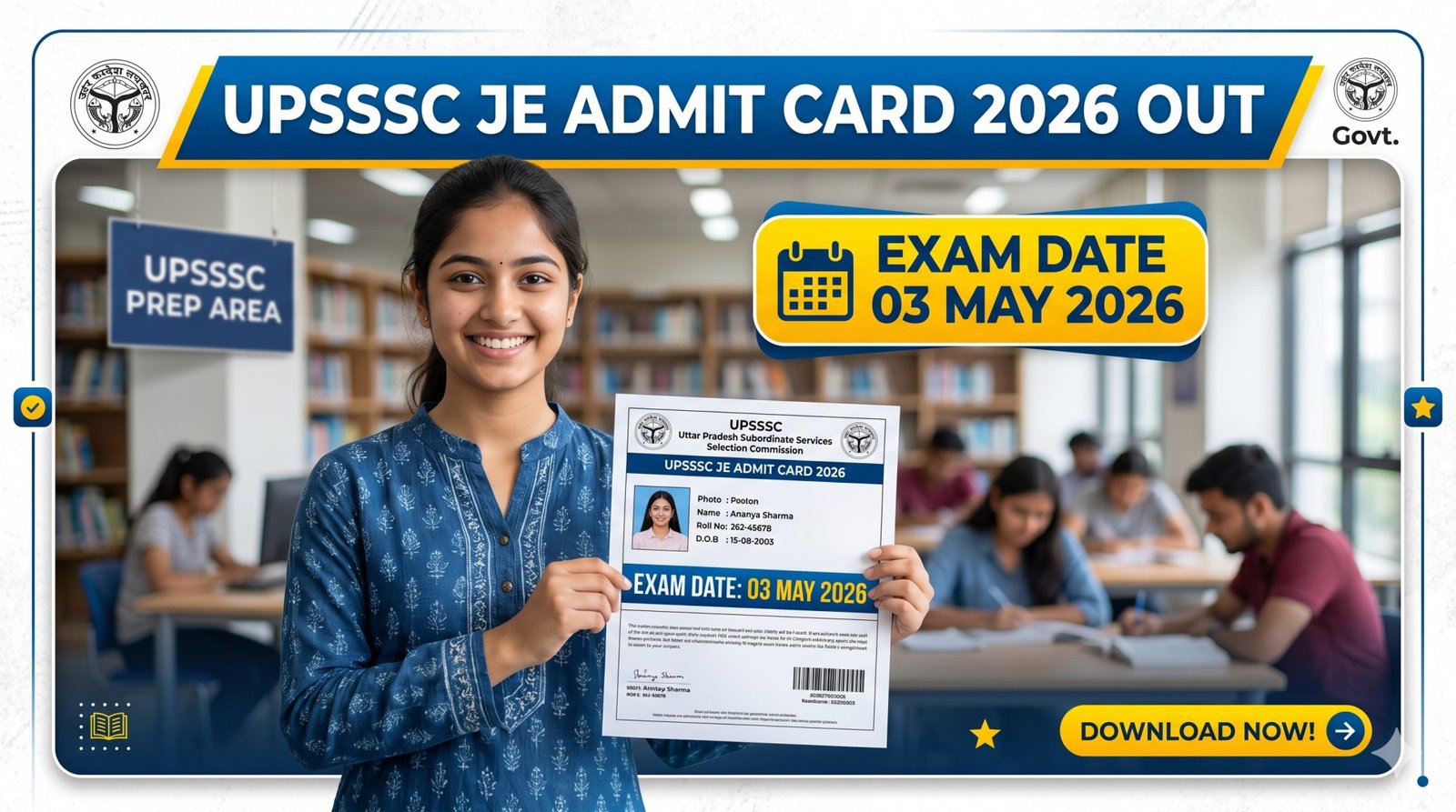 UPSSSC Junior Engineer Admit Card 2026